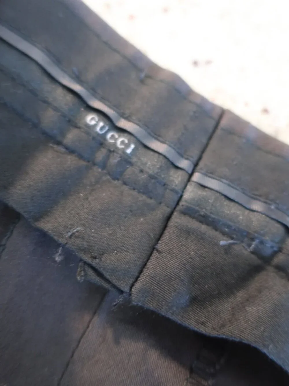 Gucci Men's Dark Brown Tailored Dress Pants